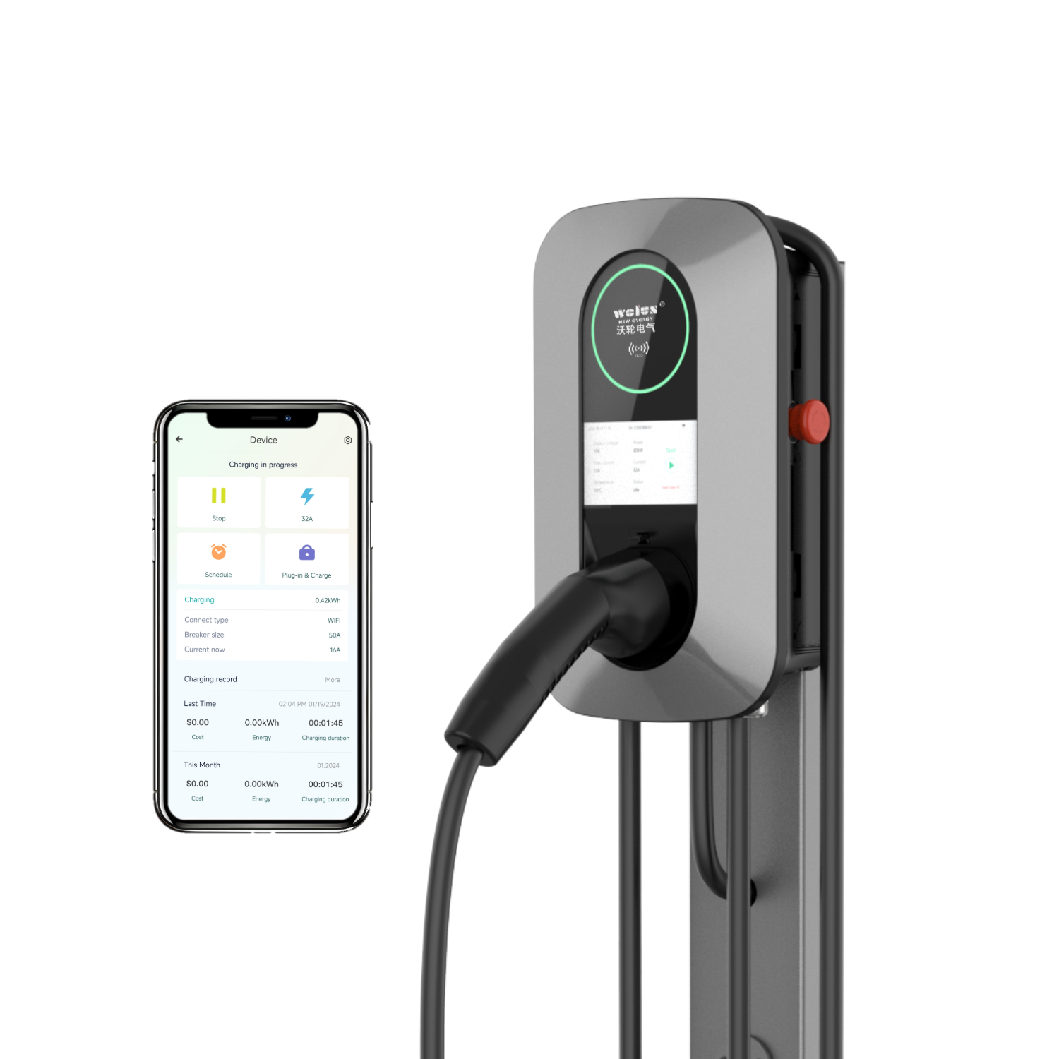 22kW AC Home Charging Pile Ev  - Ev Charging Pile recension och pris