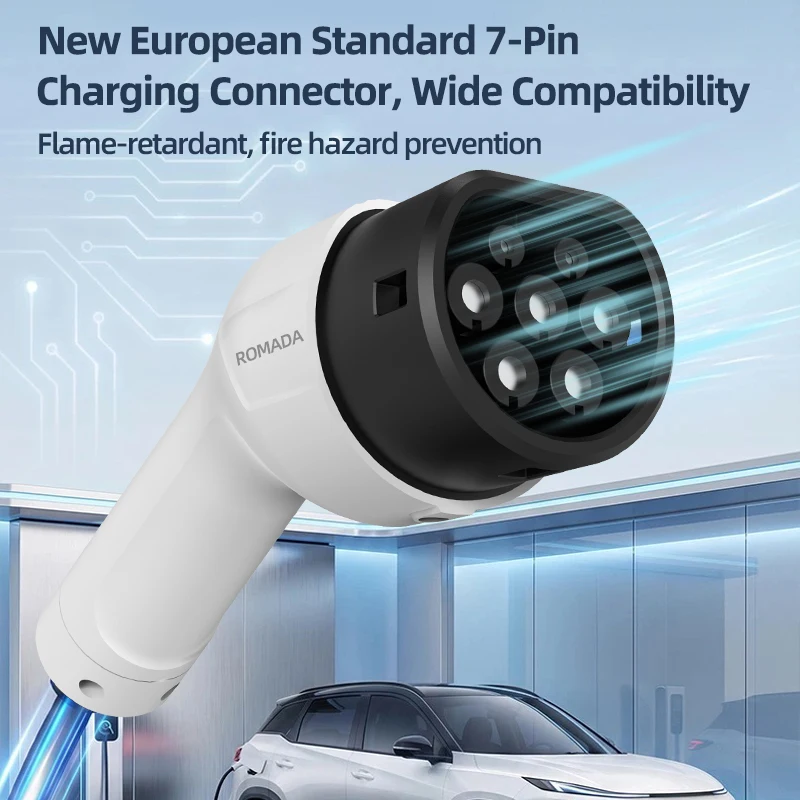 ROMADA 16A 3.5KW Type 2 EV Cha - Home Ev Charger recension och pris